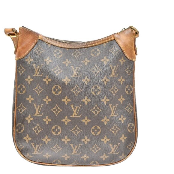LOUIS VUITTON Odeon PM Shoulder Bag Monogram Leather Brown France - Picture 3 of 16